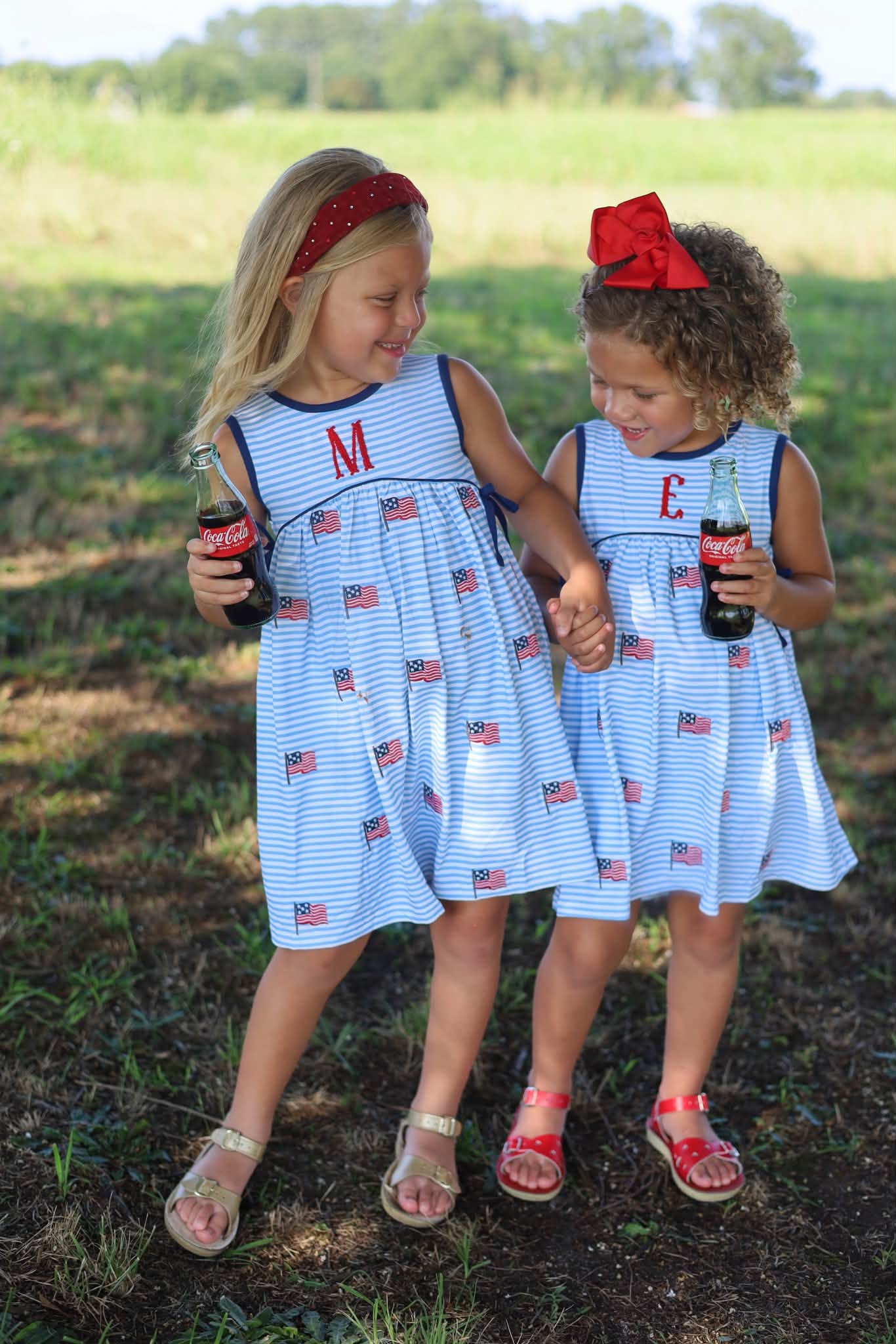 GIRLS LET FREEDOM RING DRESS