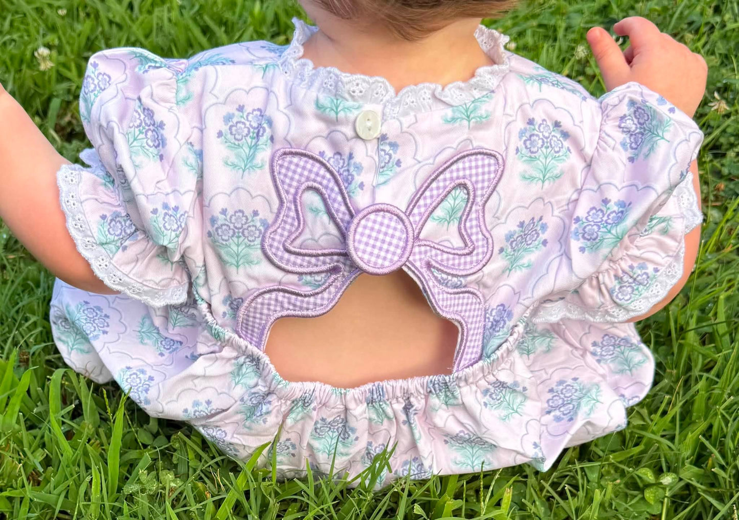 GIRLS LOTUS BOW BUBBLE