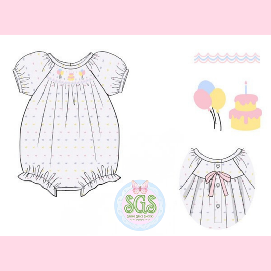 GIRLS SWISS DOT CELEBRATION BUBBLE