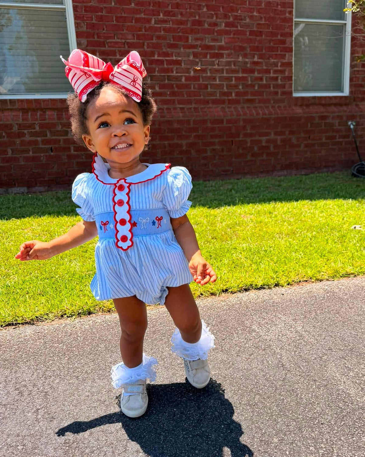 GIRLS LIBERTY BOWS BUBBLE