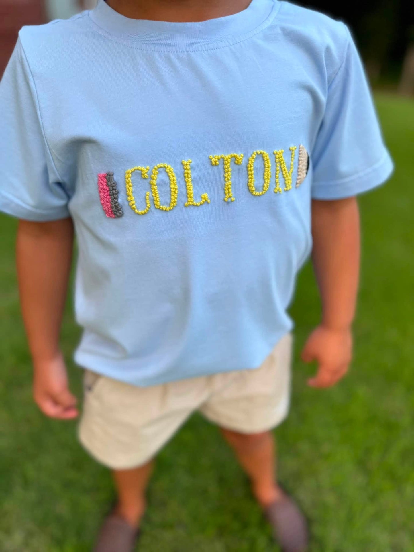 BOY FRENCH KNOT CLASS IN SESSION SHIRT ONLY