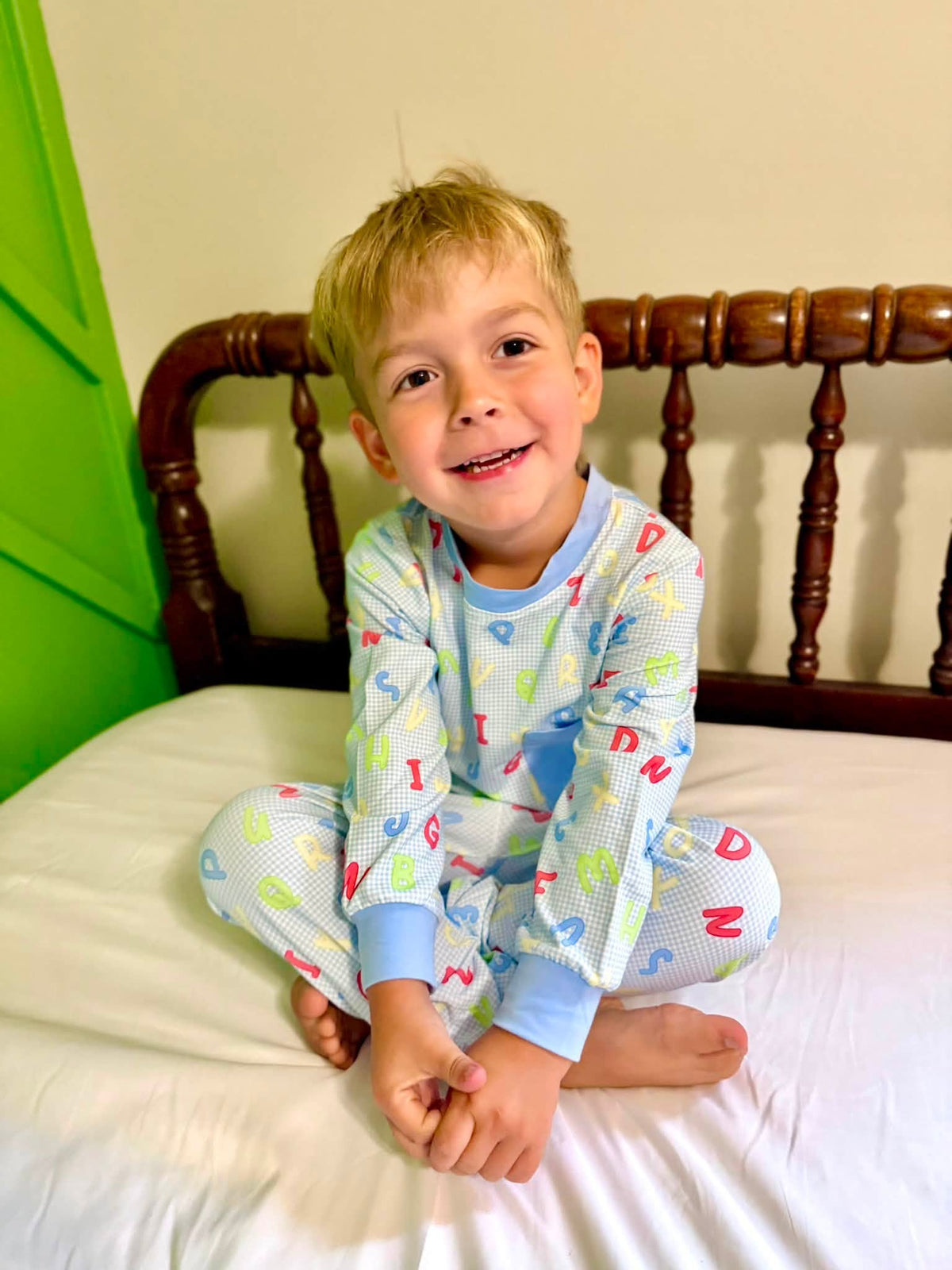 BOY ALPHABET LOUNGEWEAR SET