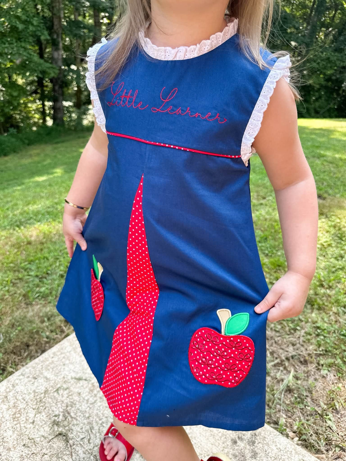 GIRL A IS FOR APPLE DRESS