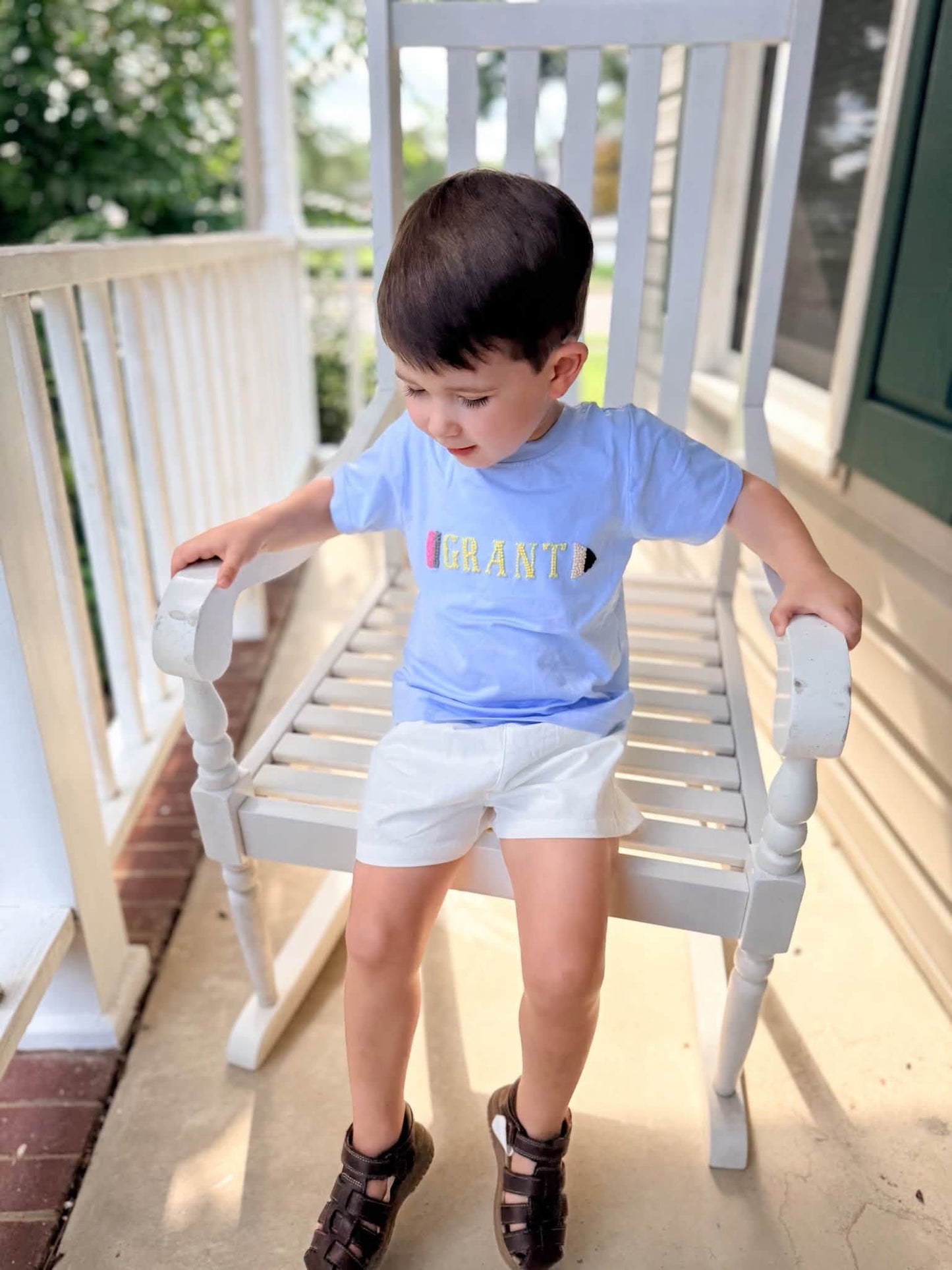 BOY FRENCH KNOT CLASS IN SESSION SHIRT ONLY