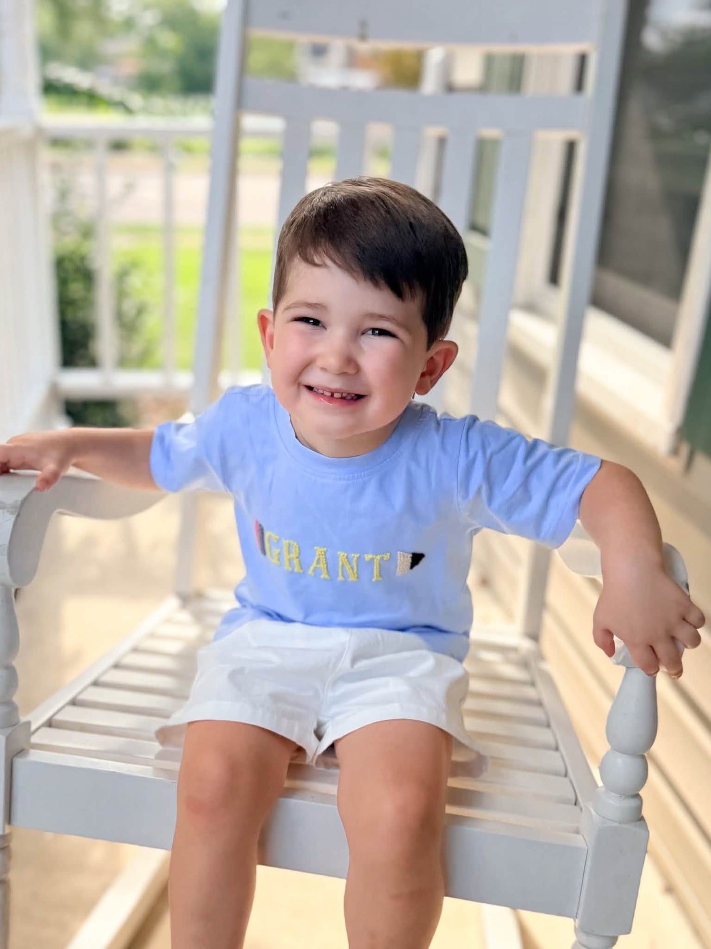 BOY FRENCH KNOT CLASS IN SESSION SHIRT ONLY
