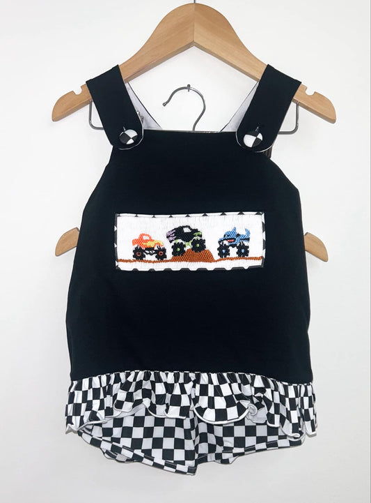 MONSTER JAM SMOCKS GIRL SHORT SET