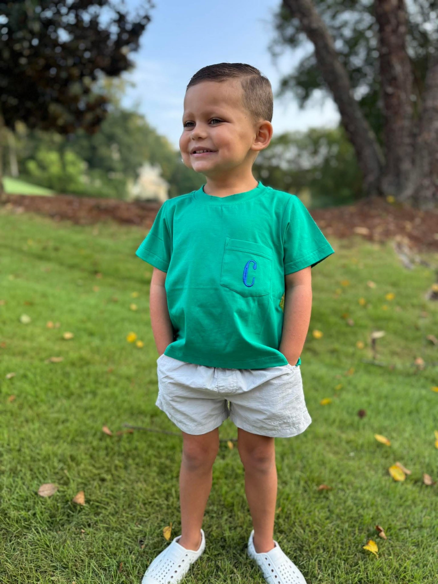 BOYS COOL GREEN SHIRT