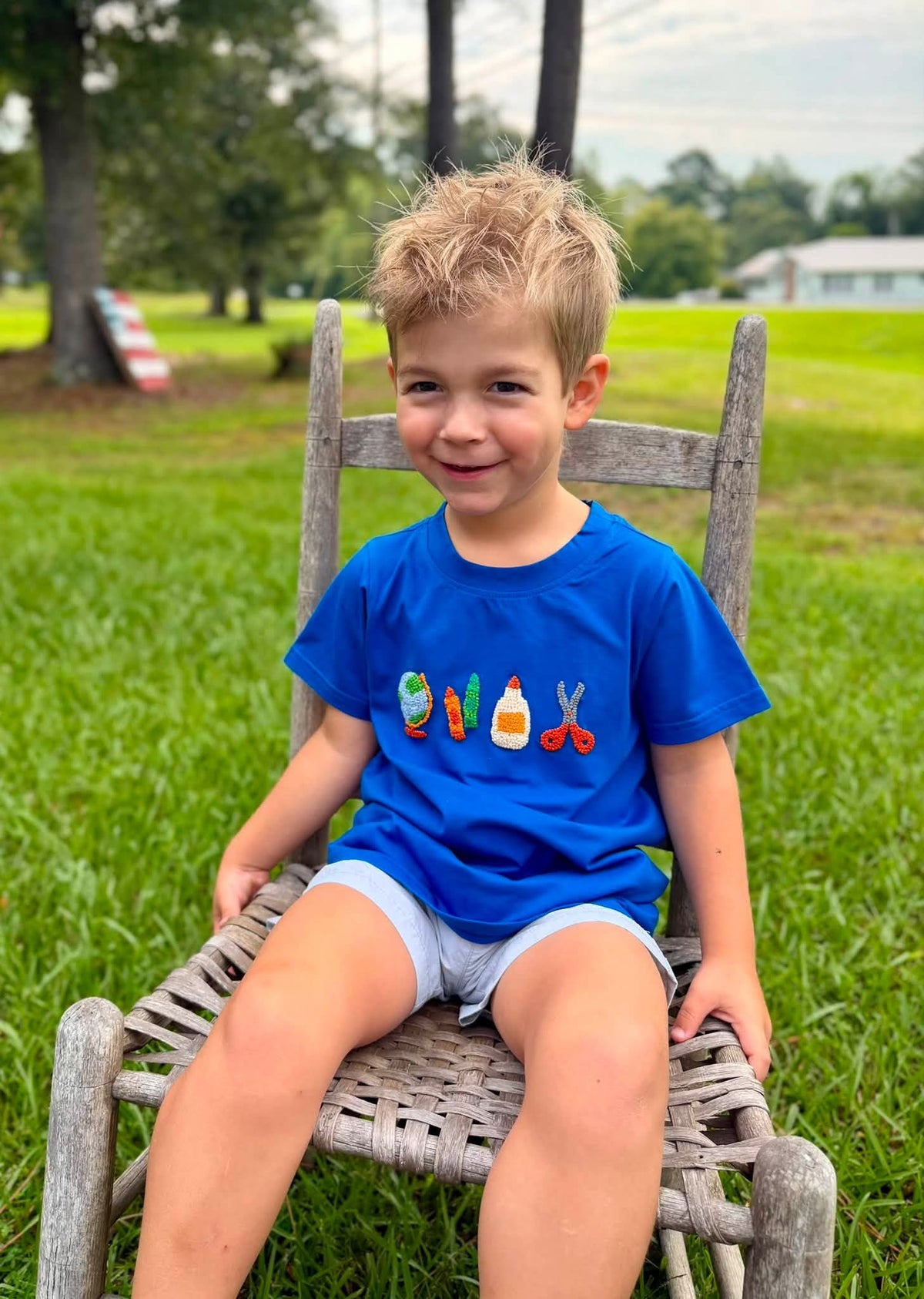 BOY FRENCH KNOT SUPPLIES SHIRT