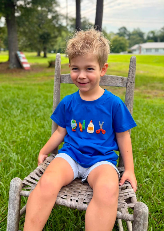 BOY FRENCH KNOT SUPPLIES SHIRT