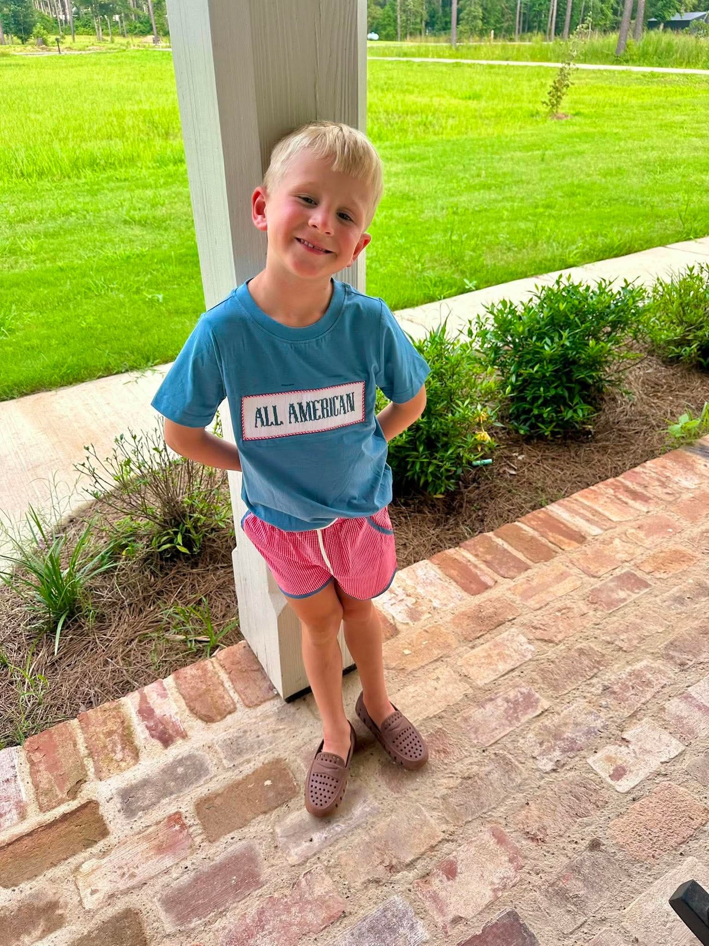 BOYS AMERICAN CUTIE SHORT SET