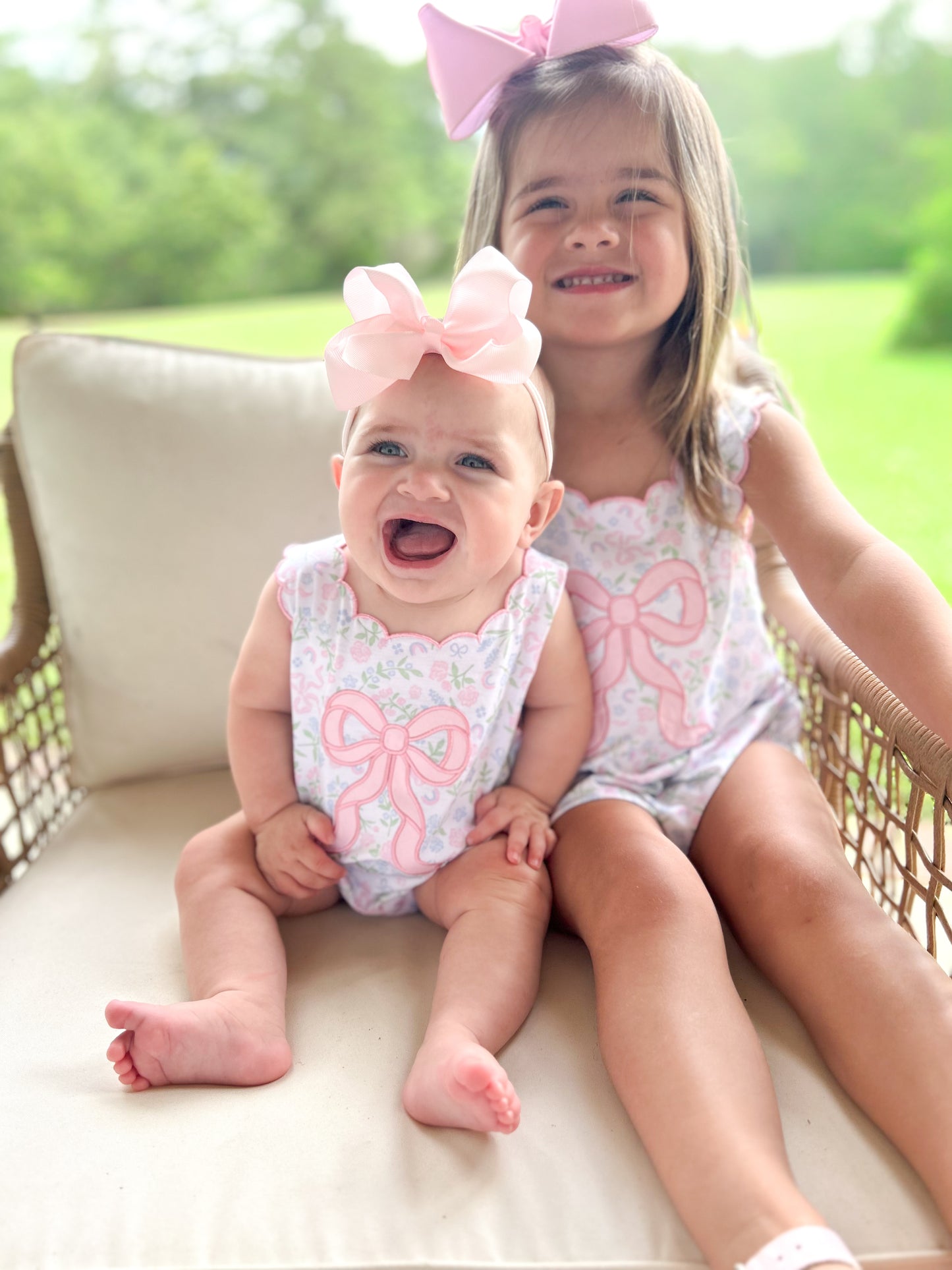GIRLS SUTTON FLORAL BOW BUBBLE
