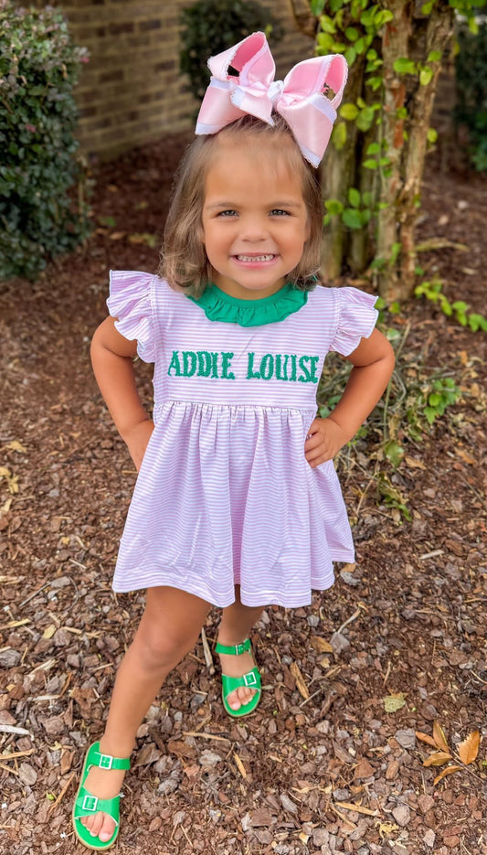 GREEN CASUAL GIRL SKIRTED BUBBLE