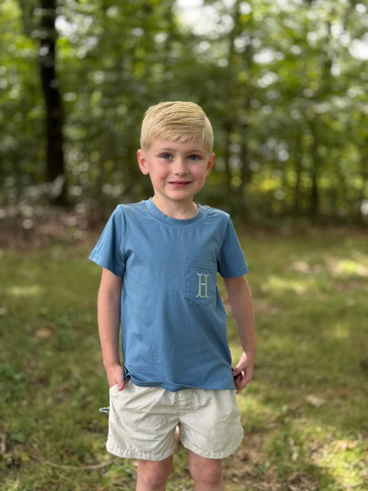 BOYS BLUE STONE SHIRT