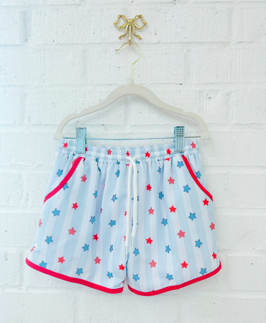 STARS & STRIPES FAMILY SWIM BOY TRUNKS