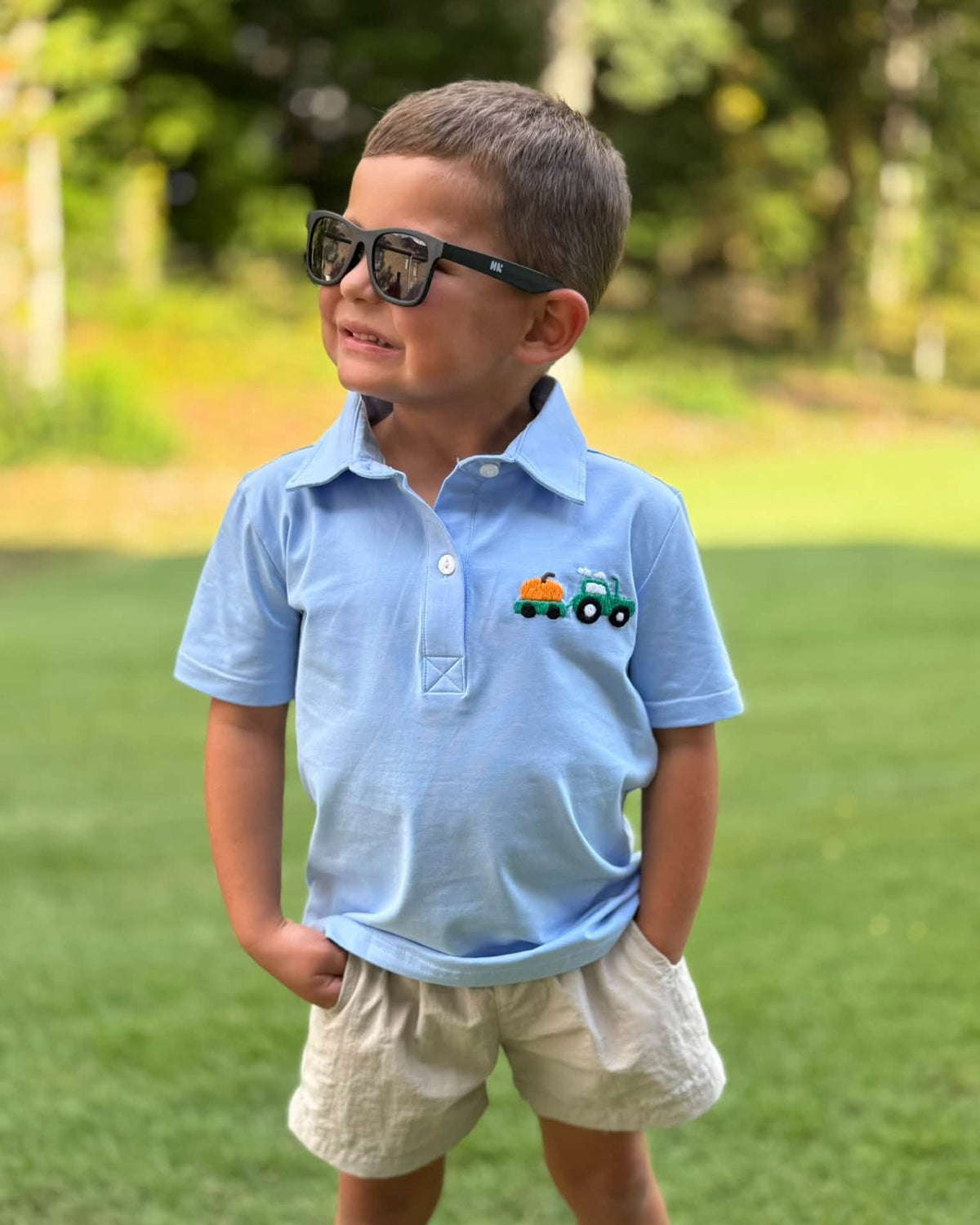 BOY PIMA COTTON TRACTOR POLO
