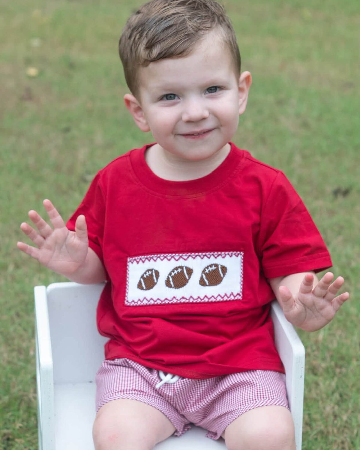 CRIMSON SEASON BOY SHORT SET