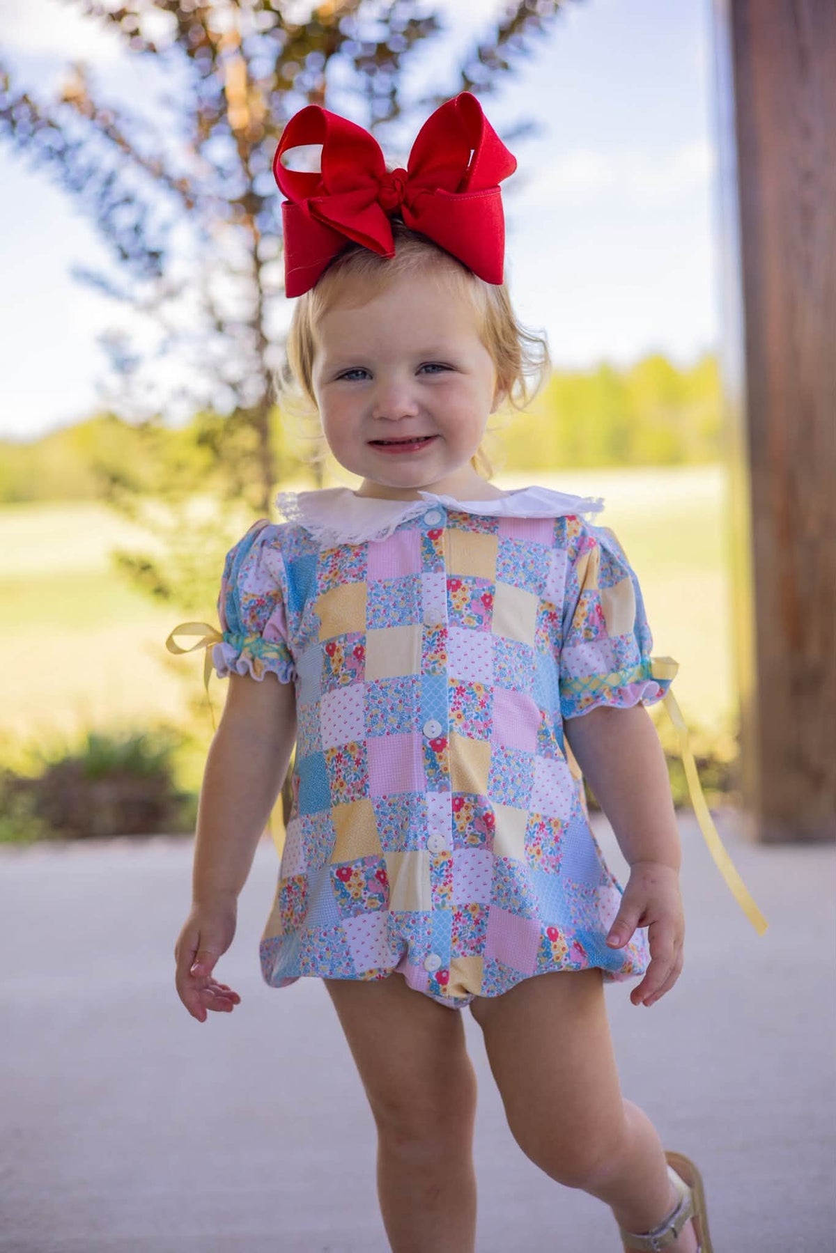 FALL PATCHWORK GIRL BUBBLE