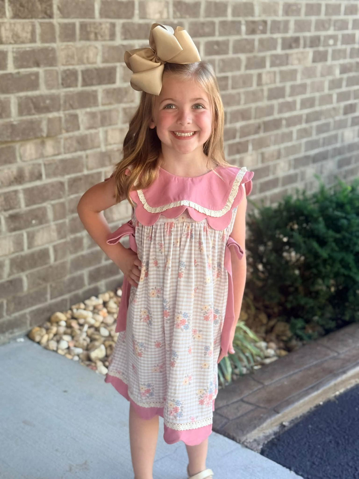 VINTAGE PETALS GIRL BLOOMER SET