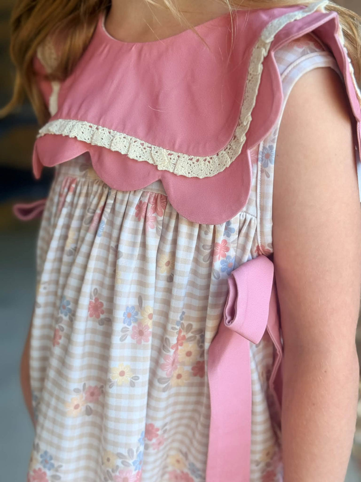 VINTAGE PETALS GIRL BLOOMER SET