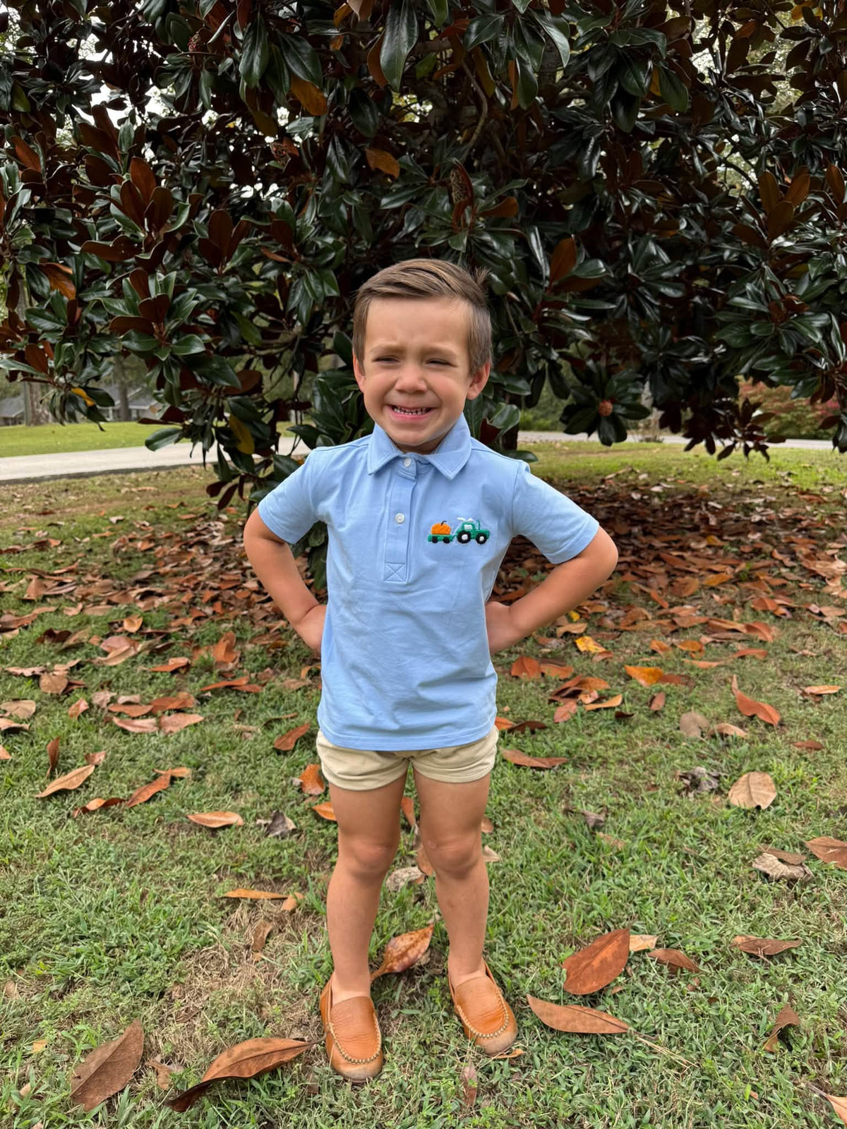 BOY PIMA COTTON TRACTOR POLO