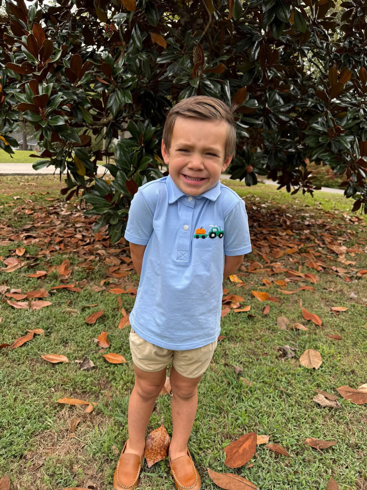BOY PIMA COTTON TRACTOR POLO