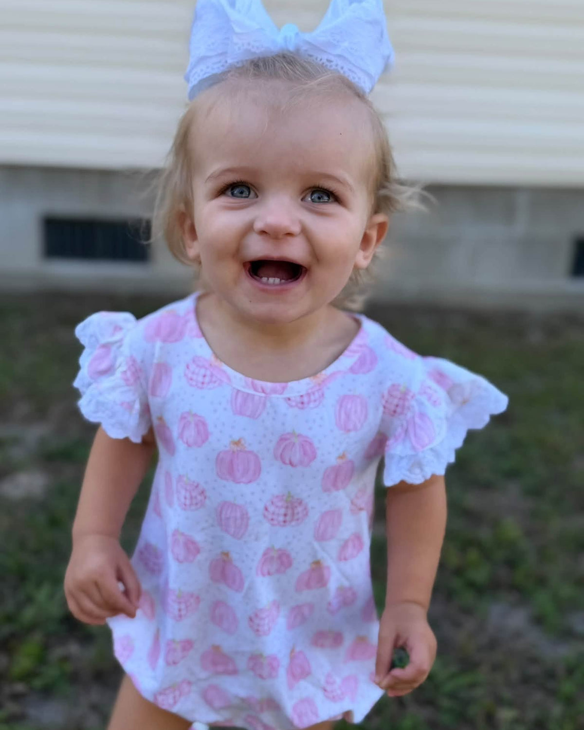 BITTY DOT PUMPKINS GIRL BUBBLE