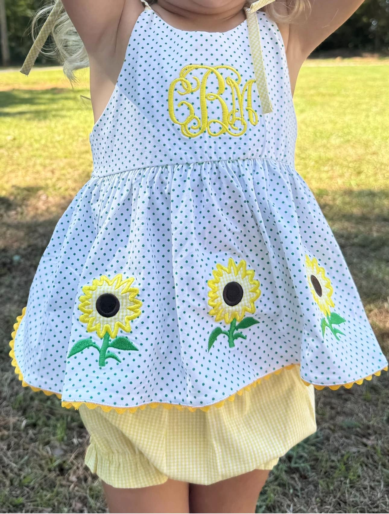 SUNFLOWER FIELDS BLOOMER SET