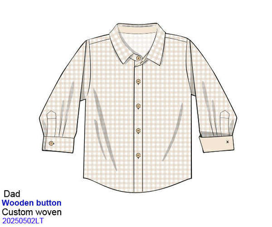 FALL NEUTRALS FAMILY DAD SHIRT