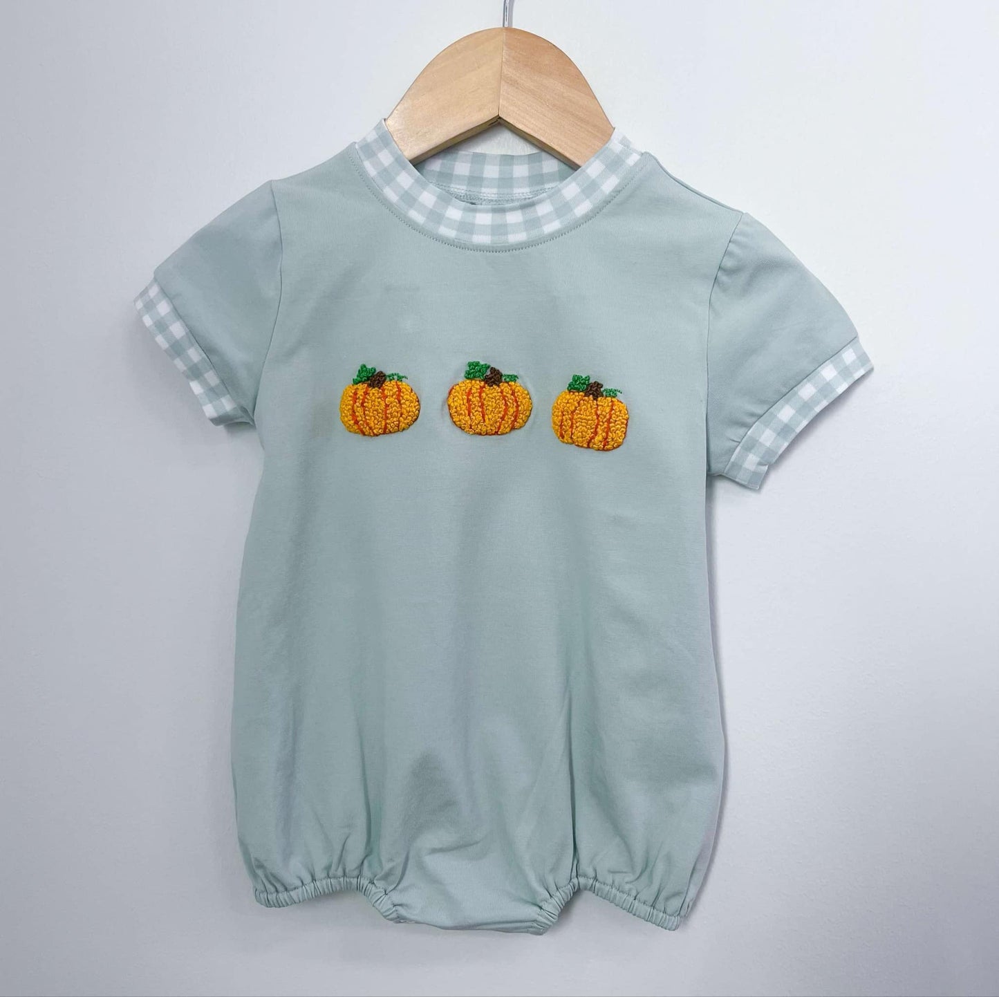 FRENCH KNOT PUMPKIN TRIO BOY BUBBLE