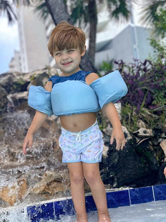 FLOATS & BOATS BOY TRUNKS