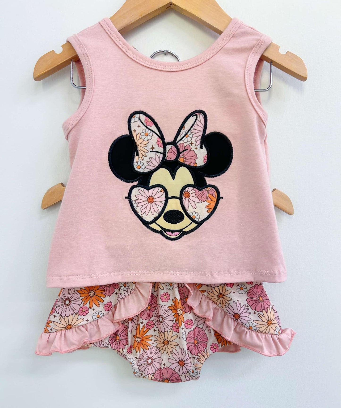 GIRL GROOVY MOUSE BLOOMER SET