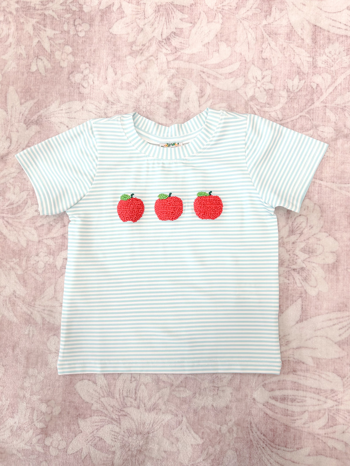 BOY FRENCH KNOT APPLES SHIRT