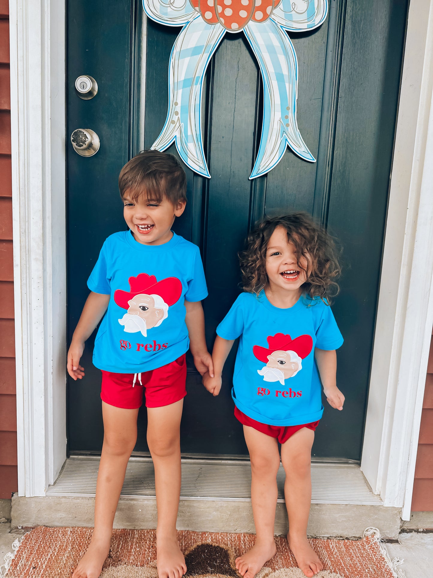 POWDER BLUE COLONEL REB BOY SHIRT (BLANK)