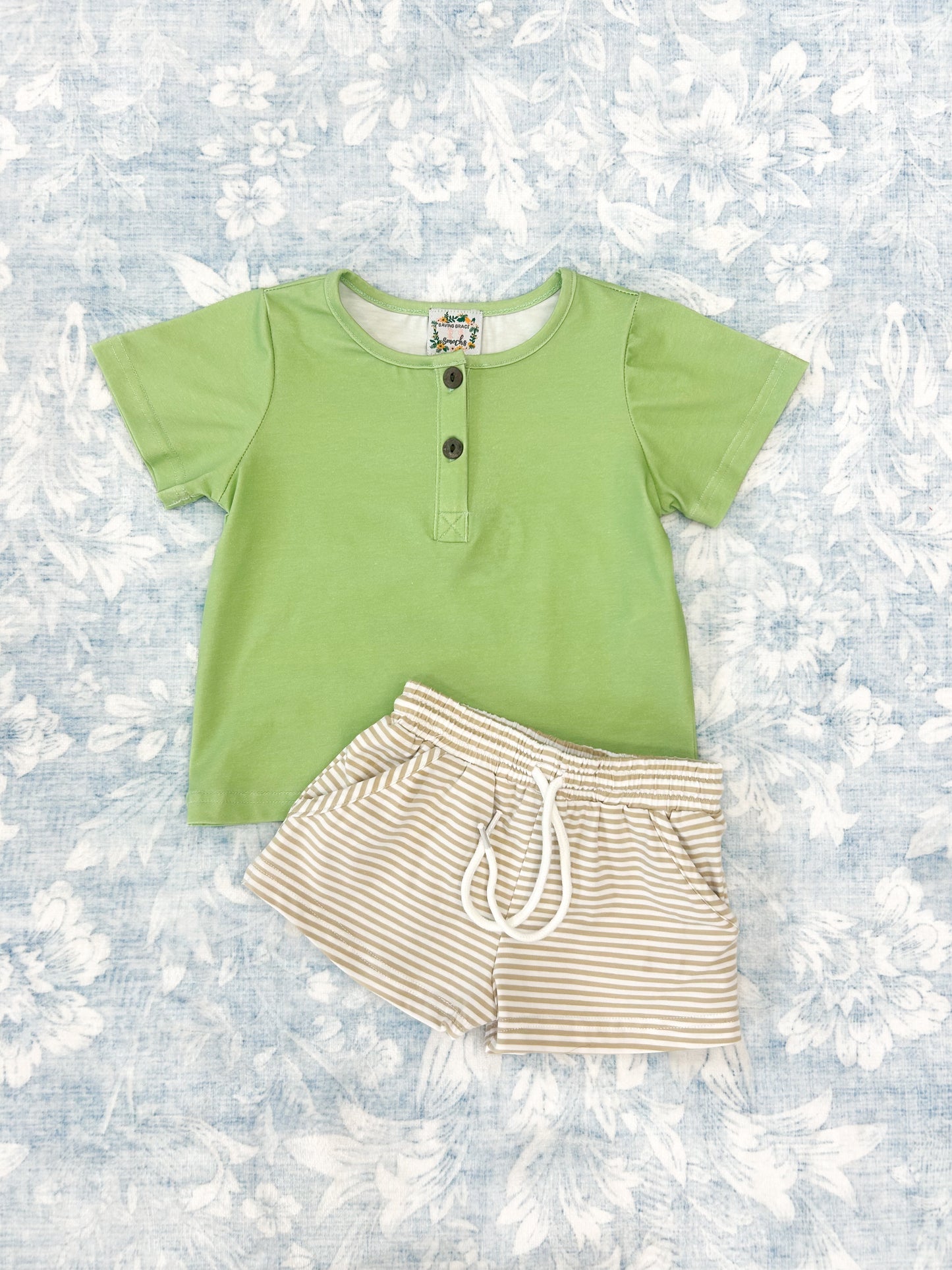 BOY LAZY DAISY SHORTIE SET