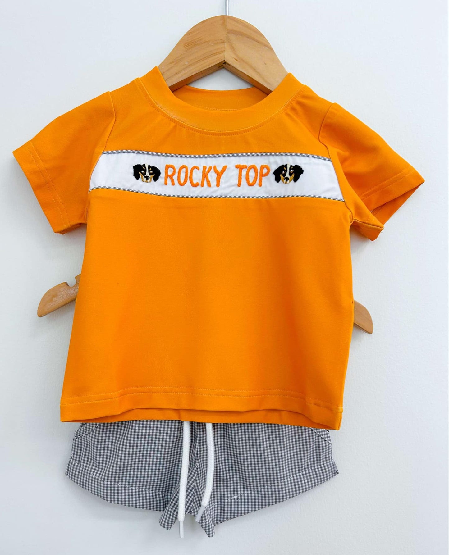 ROCKY TOP RIBBON BOY SHORT SET