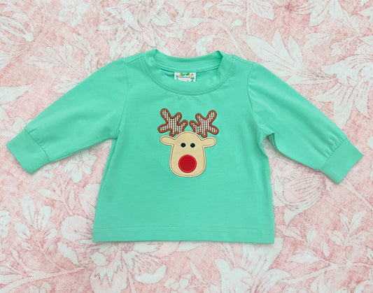 APPLIQUE FOR THE FELLAS REINDEER SHIRT