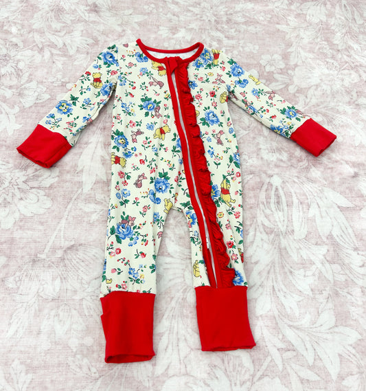 FLORAL HONEY FRIENDS BAMBOO RUFFLE ZIPPY