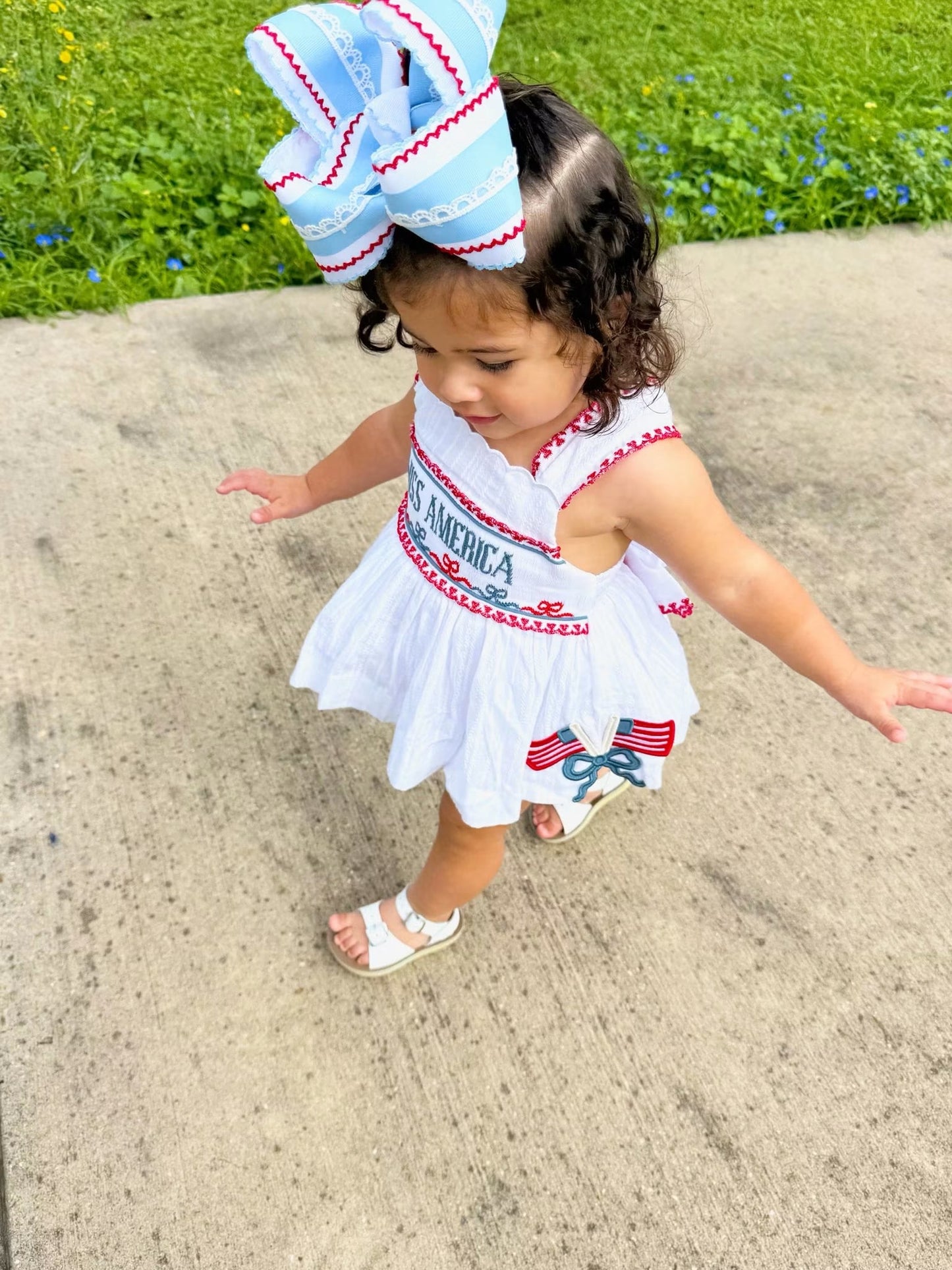 GIRLS AMERICAN CUTIES BLOOMER SET