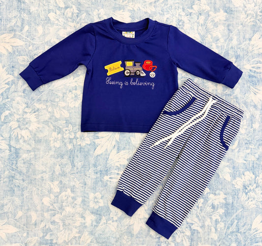 SEEING IS BELIEVING BOY PANT SET