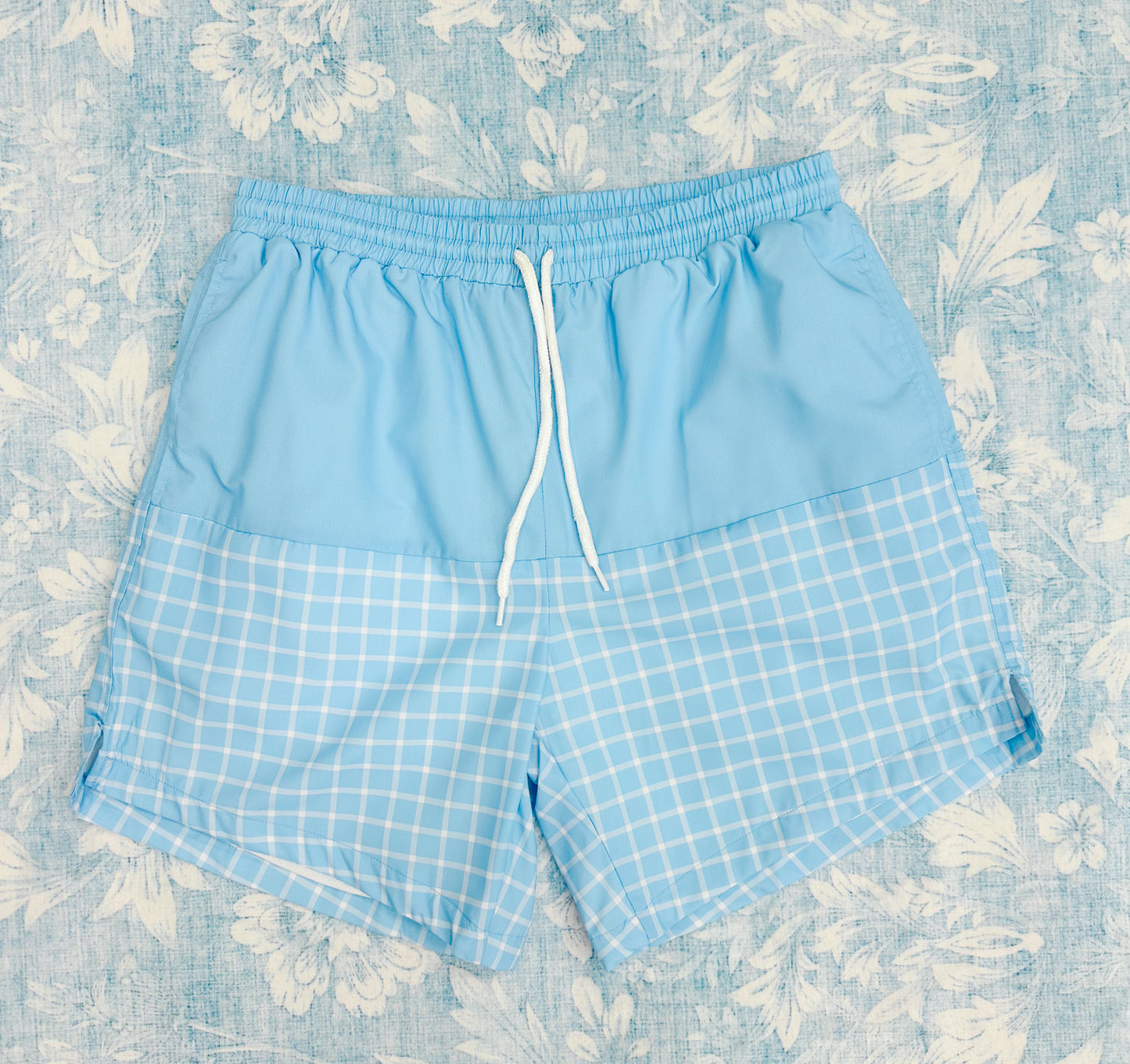 PICCADILLY PLAID SWIM DAD TRUNKS