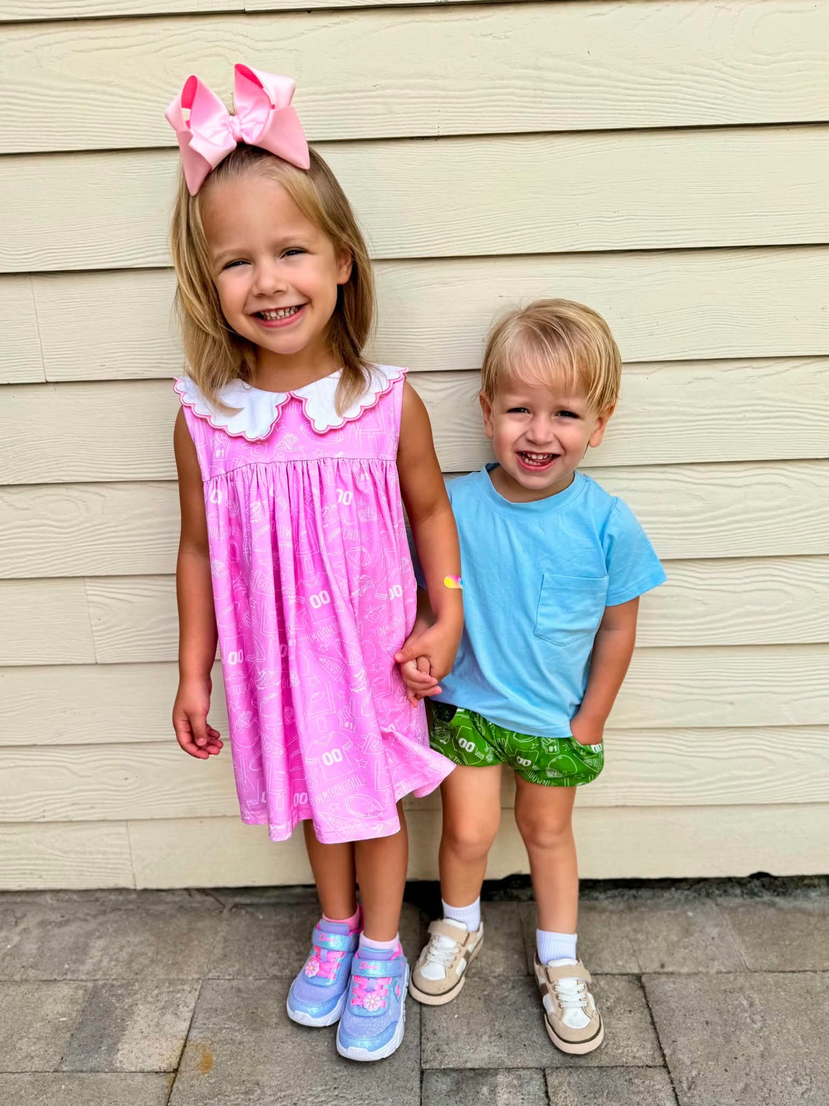 GIRL PINK GAMEDAY DRESS