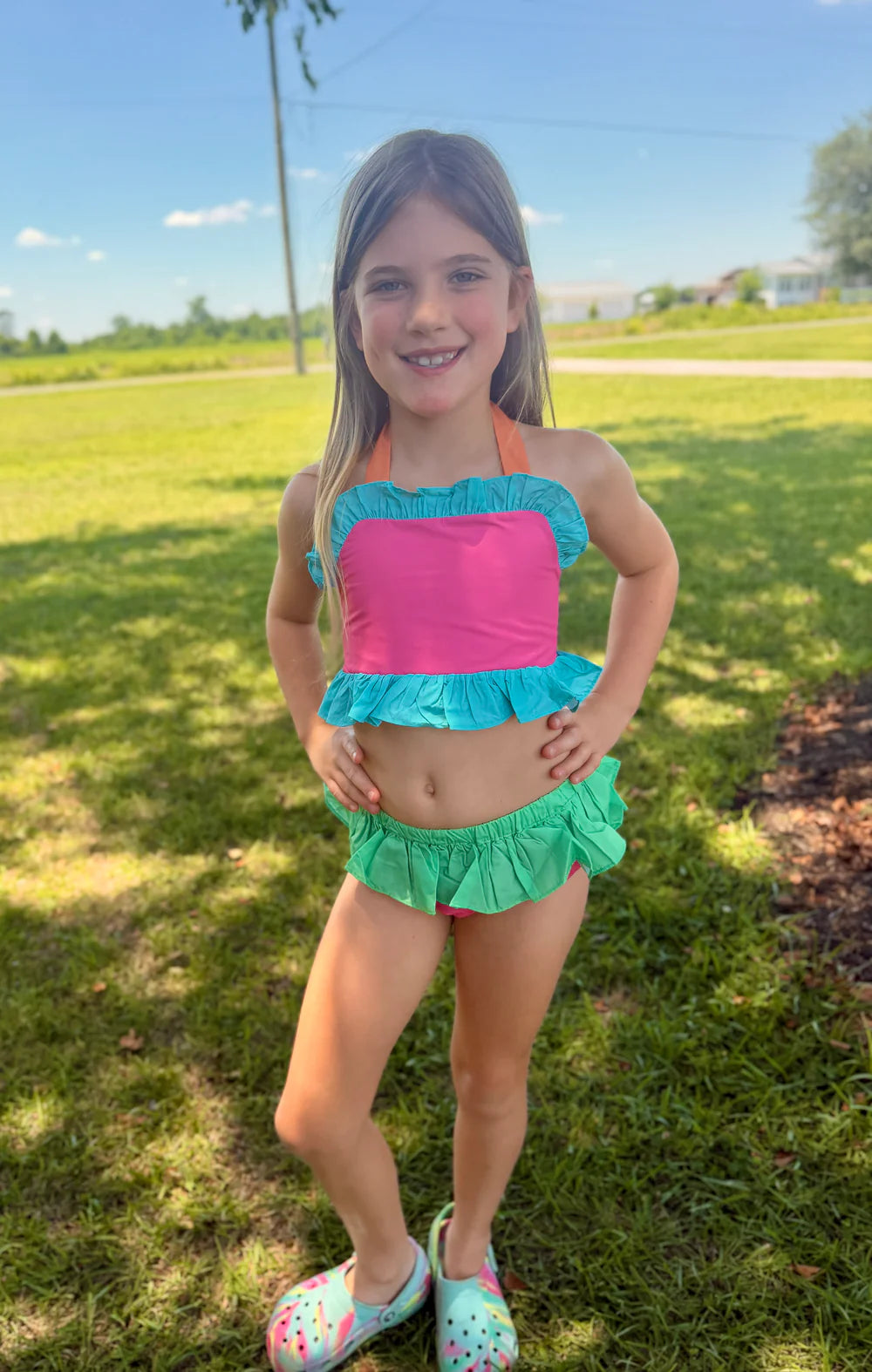 GIRLS BRIGHT SWIM 2PC