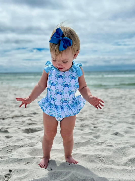 BLUE CRAB SWIM GIRL 1PC