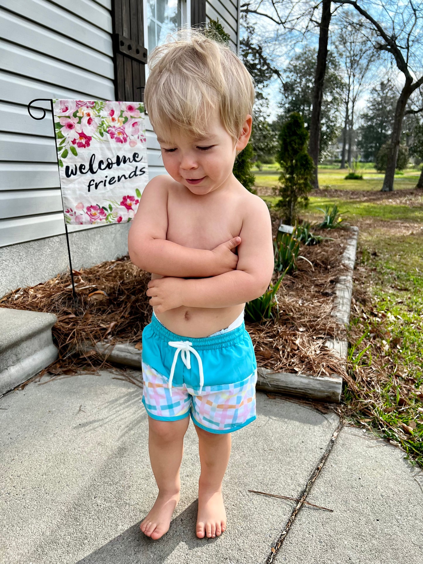 FUN IN THE SUN SWIM TRUNKS