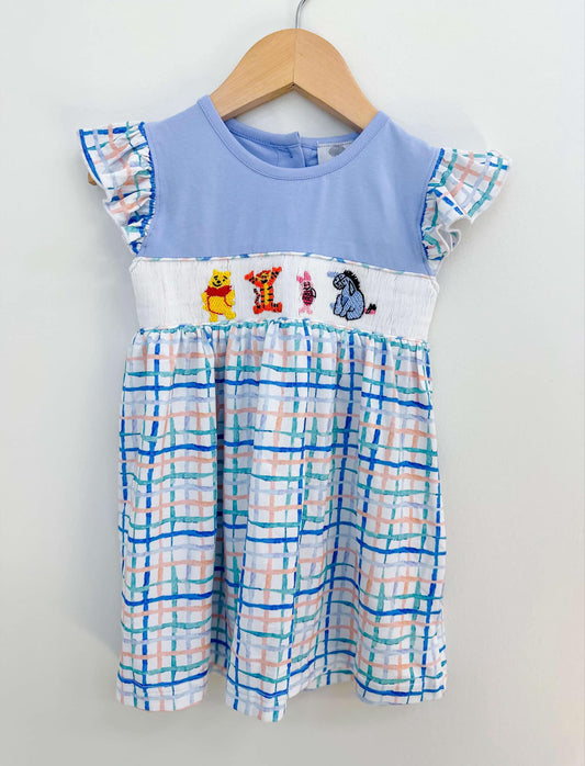 FOREVER FRIENDS SMOCKED DRESS