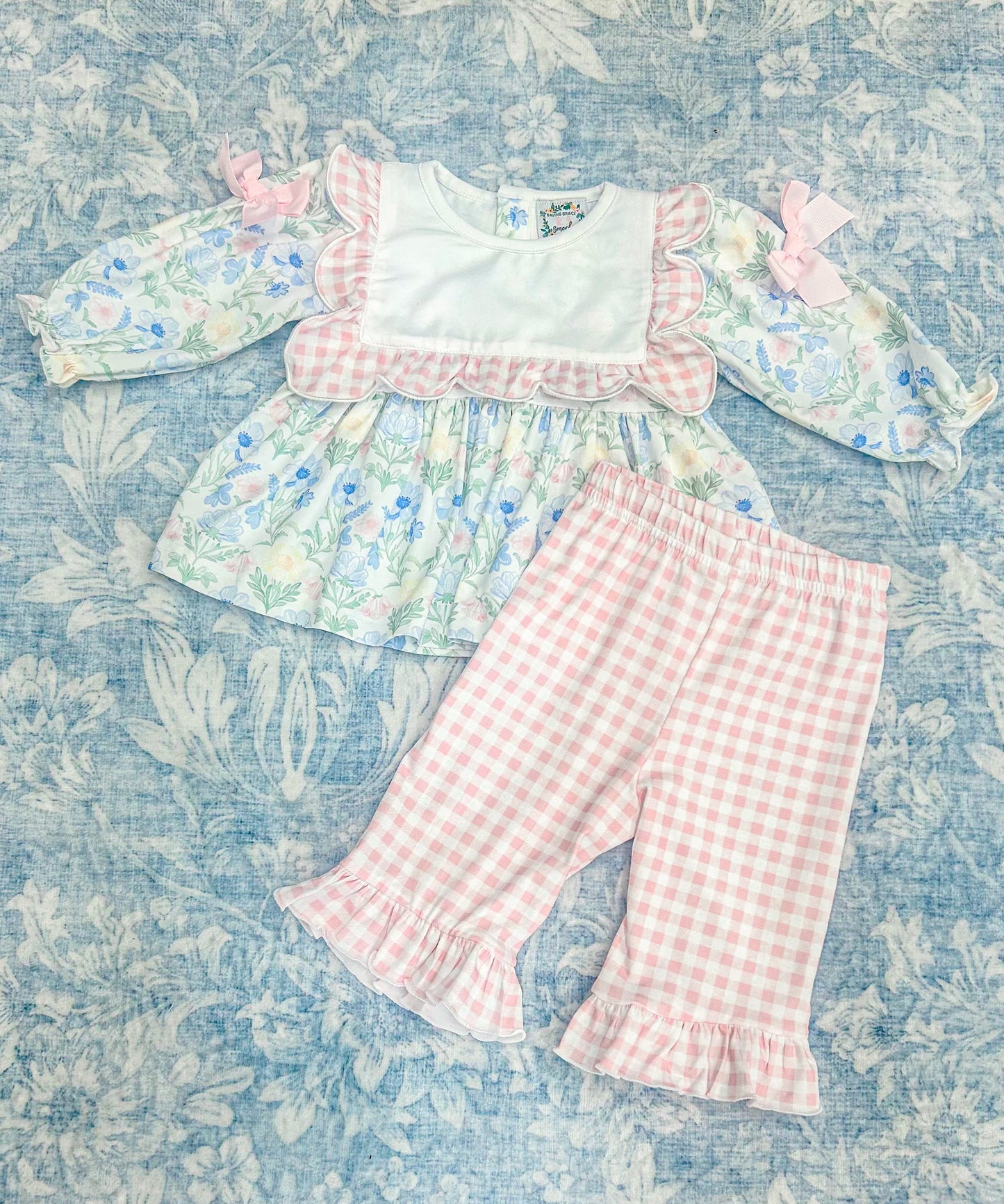 BLOSSOM & BLUSH GIRL PANT SET
