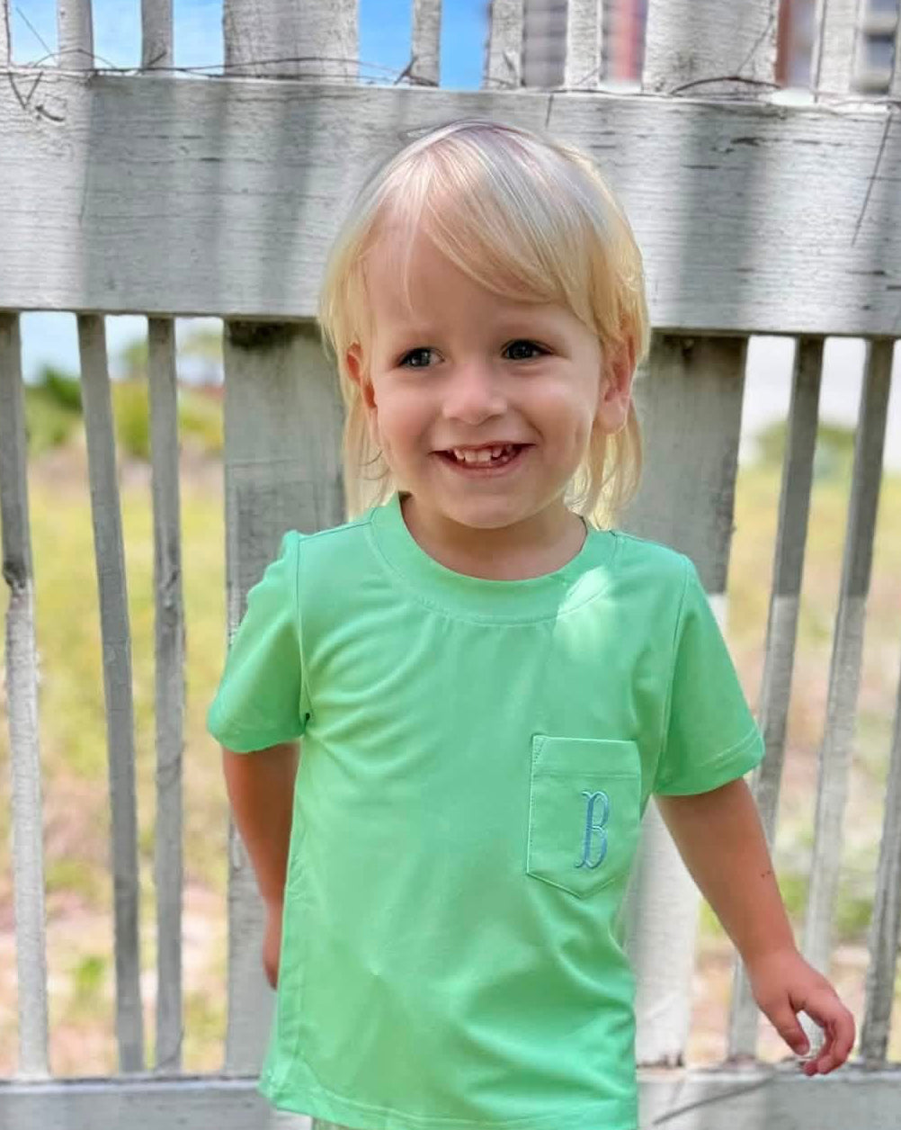 BOYS SWEETGRASS PATCHWORK SHORTIE SET