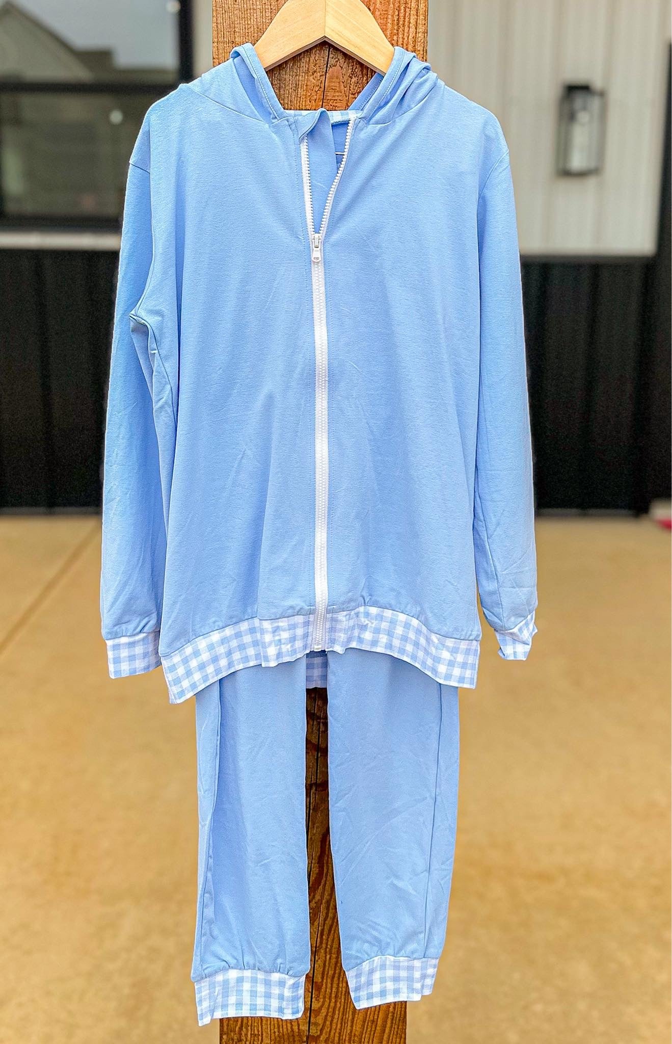 LIGHT BLUE JOGGER SET