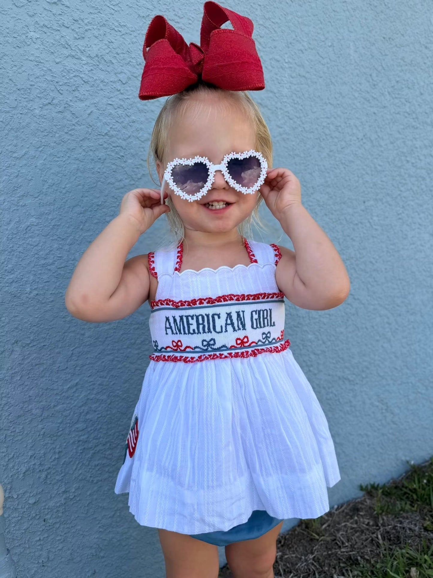GIRLS AMERICAN CUTIES BLOOMER SET