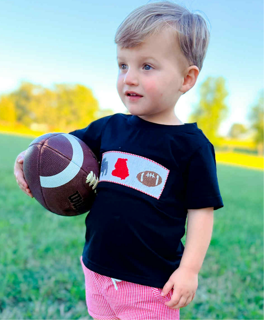 SIC 'EM ON SATURDAY BOY SHORT SET